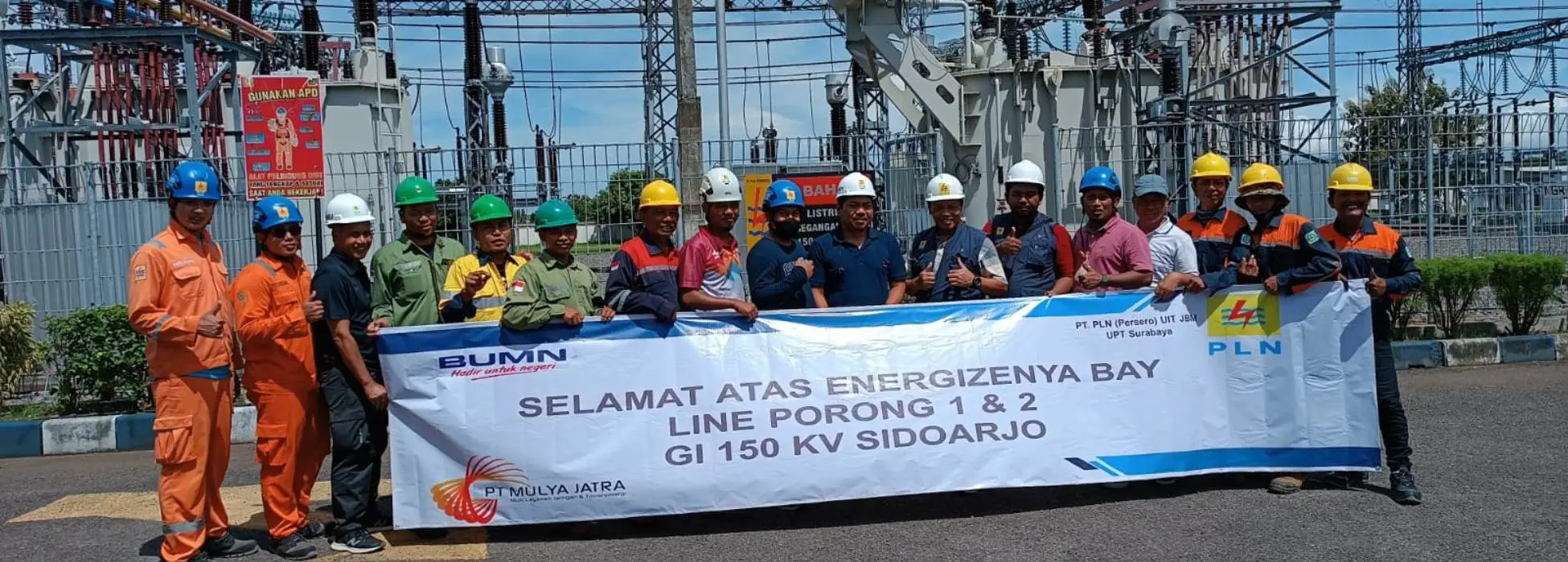 Selamat dan Sukses ENERGIZE BAY LINE PORONG 1 & 2